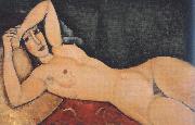 Amedeo Modigliani Recling Nude with Arm Across Her Forehead (mk39) Norge oil painting reproduction